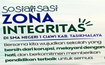 Komitmen Diri Mewujudkan Zona Integritas di SMAN 1 Ciawi Kabupaten Tasikmalaya
